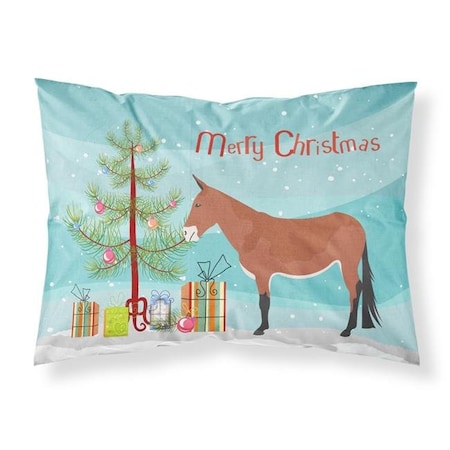 Carolines Treasures BB9212PILLOWCASE Mule Christmas Fabric Standard Pillowcase BB9212PILLOWCASE